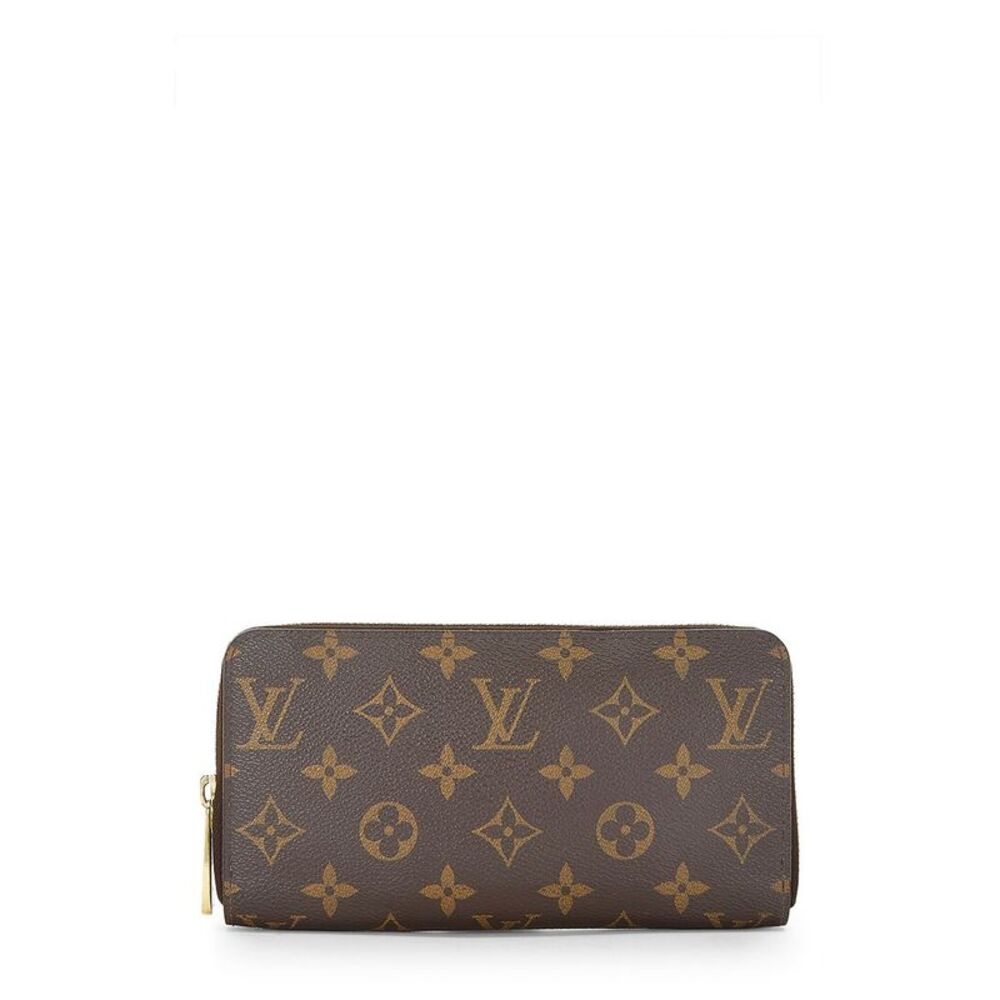 Louis Vuitton Pink Monogram Coated Canvas Zippy Continental (Authentic